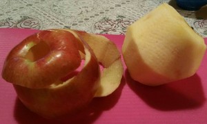 Applesauce peel