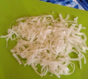 Chopped onions