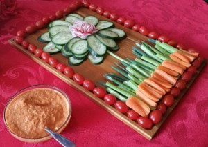 Crudites and dip