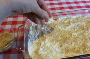 Bacon Crab - breadcrumbs