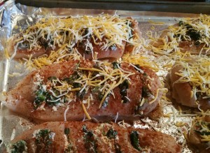 Hassleback Chicken - cheese