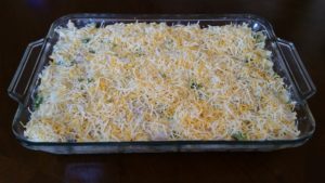 Chicken Cauliflower Casserole--ready to bake