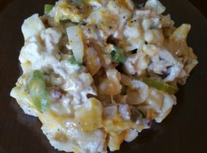 Chicken Cauliflower Casserole--serving